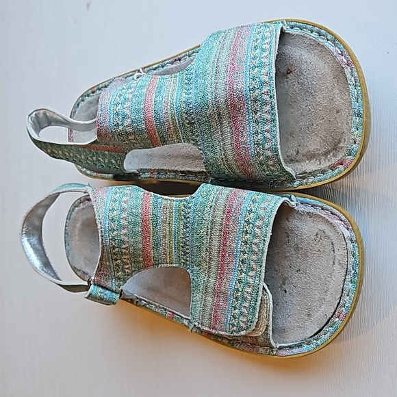 Alegria Teal Viki Seascape Sandals 41 / 10.5-11 - Picture 5 of 10